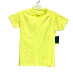 Tek Gear Women’s Sports Lemon Green Short Sleeve Shirt Size L
